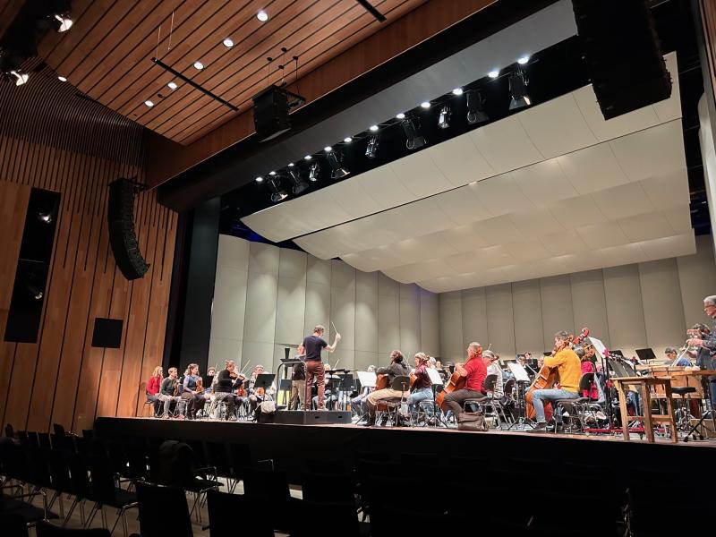 Das SOV bei der Probe im Montforthaus Feldkirch © SOV